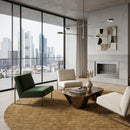 Modern furniture - Hand-Loomed Wool Fringe Round Carpet - www.oroatrade.com