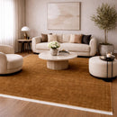 Modern European furniture - Hand-Loomed Wool Fringe Square Carpet - www.oroatrade.com