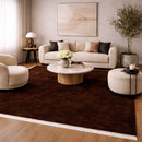 Modern European furniture - Hand-Loomed Wool Fringe Square Carpet - www.oroatrade.com