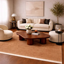 Modern European furniture - Hand-Loomed Wool Fringe Square Carpet - www.oroatrade.com