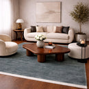 Modern European furniture - Hand-Loomed Wool Fringe Square Carpet - www.oroatrade.com