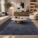 Modern European furniture - Hand-Loomed Wool Fringe Square Carpet - www.oroatrade.com