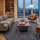 Modern furniture - Hand-Loomed Wool Fringe Round Carpet - www.oroatrade.com