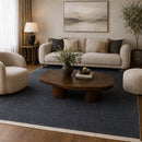 Modern European furniture - Hand-Loomed Wool Fringe Square Carpet - www.oroatrade.com