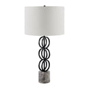 Hospitality furniture - Metal Rings Accent Table Lamp - www.oroatrade.com