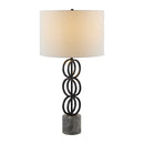 Hospitality furniture - Metal Rings Accent Table Lamp - www.oroatrade.com