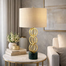 Hospitality furniture - Gold Rings Accent Table Lamp - www.oroatrade.com