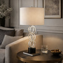 Hospitality furniture - Metal Rings Accent Table Lamp - www.oroatrade.com