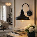 Contract furniture - Black Metal Accent Wall Lamp - www.oroatrade.com