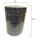 Hospitality furniture - Blue Glazed Garden Stool - www.oroatrade.com