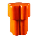 Modern European furniture - Orange Ceramic Garden Stool - www.oroatrade.com