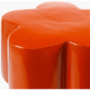 Modern European furniture - Orange Ceramic Garden Stool - www.oroatrade.com