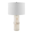Modern European furniture - Cream Stone Accent Table Lamp - www.oroatrade.com