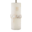 Modern European furniture - Cream Stone Accent Table Lamp - www.oroatrade.com