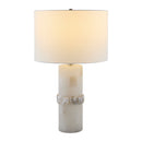 Modern European furniture - Cream Stone Accent Table Lamp - www.oroatrade.com