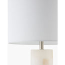 Modern European furniture - Cream Stone Accent Table Lamp - www.oroatrade.com