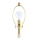 Modern European furniture - Burnished Cream Stone Table Lamp - www.oroatrade.com