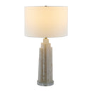 Modern European furniture - Burnished Cream Stone Table Lamp - www.oroatrade.com