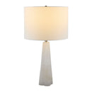 Modern European furniture - Cream Stone Accent Table Lamp - www.oroatrade.com