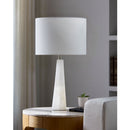 Modern European furniture - Cream Stone Accent Table Lamp - www.oroatrade.com