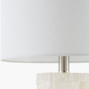 Modern European furniture - Cream Stone Accent Table Lamp - www.oroatrade.com