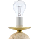 Modern European furniture - White Glass Globe Table Lamp - www.oroatrade.com
