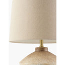 Hospitality furniture - Ceramic Cream Linen Table Lamp - www.oroatrade.com