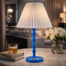 Modern European furniture - Pleated Linen Iron Table Lamp - www.oroatrade.com