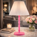 Modern European furniture - Pleated Linen Iron Table Lamp - www.oroatrade.com