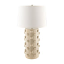 Modern European furniture - Cream Ceramic Embellished Table Lamp - www.oroatrade.com