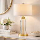 Modern European furniture -  Translucent Glass Cotton Table Lamp - www.oroatrade.com