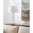 Modern European furniture -  Translucent Glass Cotton Table Lamp - www.oroatrade.com