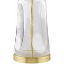 Modern European furniture - Clear Glass Cotton Table Lamp - www.oroatrade.com