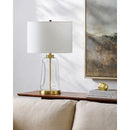 Modern European furniture - Clear Glass Cotton Table Lamp - www.oroatrade.com