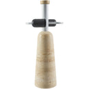 Modern European furniture - Metal Shade Travertine Table Lamp L - www.oroatrade.com