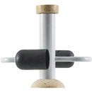 Modern European furniture - Metal Shade Travertine Table Lamp L - www.oroatrade.com