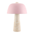 Modern European furniture - Metal Shade Travertine Table Lamp L - www.oroatrade.com