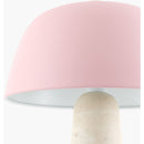 Modern European furniture - Metal Shade Travertine Table Lamp L - www.oroatrade.com