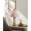 Modern European furniture - Metal Shade Travertine Table Lamp L - www.oroatrade.com