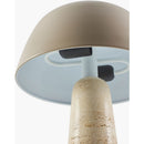 Modern European furniture - Metal Shade Travertine Table Lamp S - www.oroatrade.com