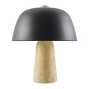 Modern European furniture - Metal Shade Travertine Table Lamp S - www.oroatrade.com