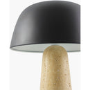 Modern European furniture - Metal Shade Travertine Table Lamp S - www.oroatrade.com
