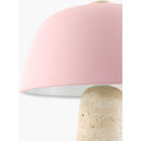 Modern European furniture - Metal Shade Travertine Table Lamp S - www.oroatrade.com