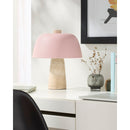 Modern European furniture - Metal Shade Travertine Table Lamp S - www.oroatrade.com