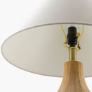 Modern European furniture - Glazed Beige Ceramic Table Lamp - www.oroatrade.com