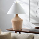 Modern European furniture - Glazed Beige Ceramic Table Lamp - www.oroatrade.com