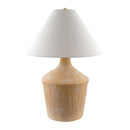 Modern European furniture - Glazed Beige Ceramic Table Lamp - www.oroatrade.com