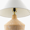 Modern European furniture - Glazed Beige Ceramic Table Lamp - www.oroatrade.com