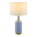 Modern European furniture - Fluted Glazed Ceramic Table Lamp - www.oroatrade.com