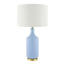 Modern European furniture - Fluted Glazed Ceramic Table Lamp - www.oroatrade.com